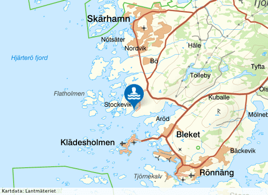 Stockevik på kartan