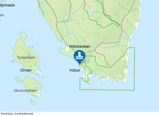 Storsand, Hölick på kartan