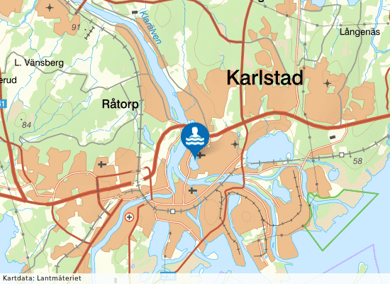 Sundstatjärn på kartan