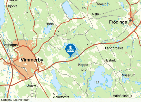 Borstingen på kartan