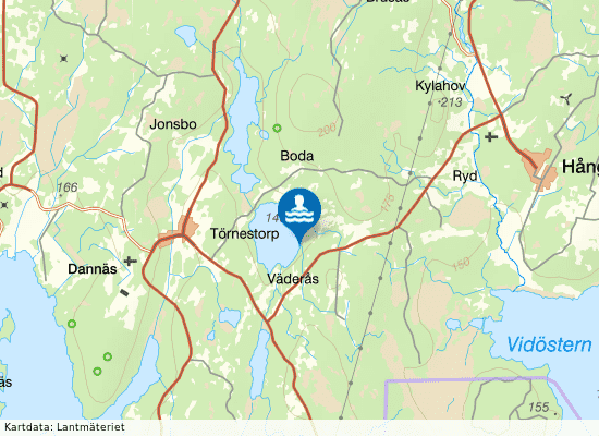 Södra Fyllen på kartan