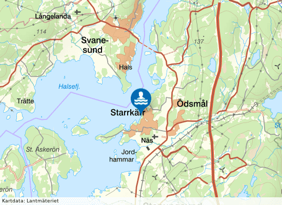 Söskär på kartan