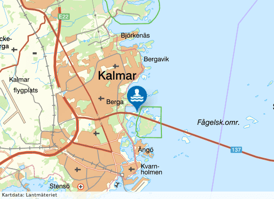 Tallhagen på kartan