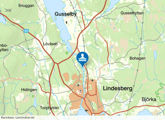 Bottenån, Norsviken på kartan