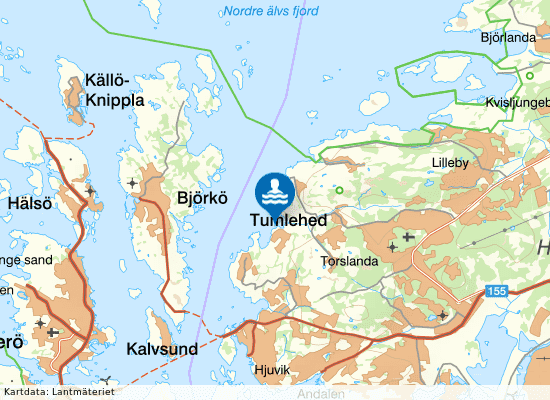 Tumlehed på kartan