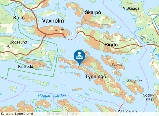 Tynningö, Myrholmsmaren på kartan