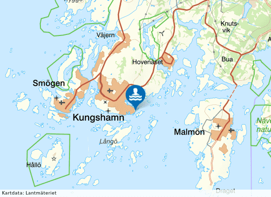 Tången, Kungshamn, på kartan