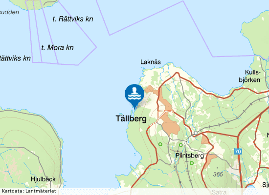 Tällberg på kartan