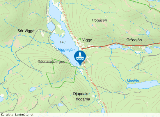 Vigge Stöde på kartan