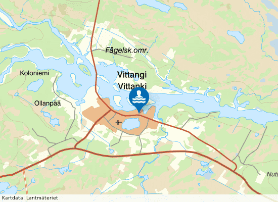 Vittangi på kartan