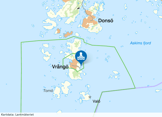 Vrångö Mittvik på kartan