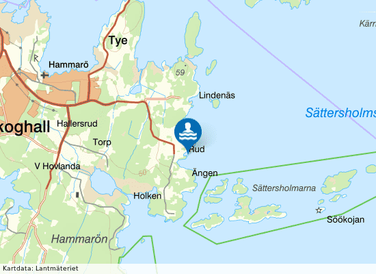 Vänern, Brännäs på kartan