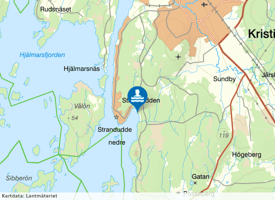 Vänern, Jutviken på kartan