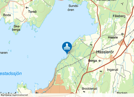 Vänern, Snapen på kartan