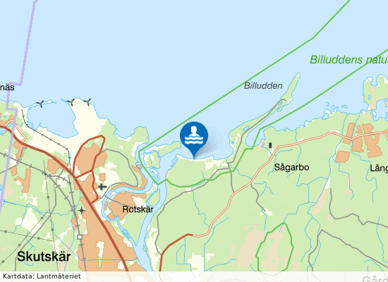 Brämsand på kartan