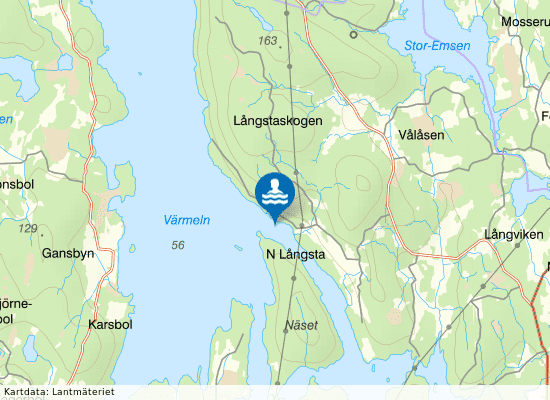 Värmeln, Långsta på kartan