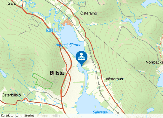 Västerhusbadet på kartan