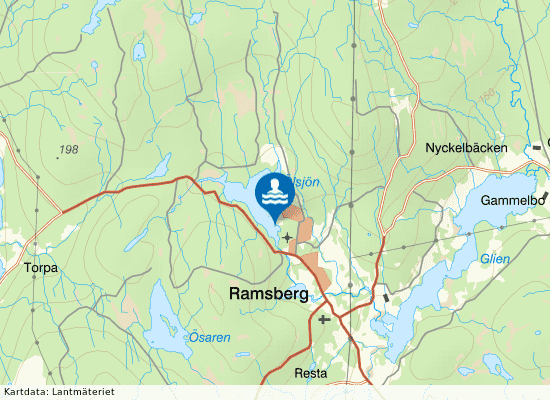 Ölsjön på kartan