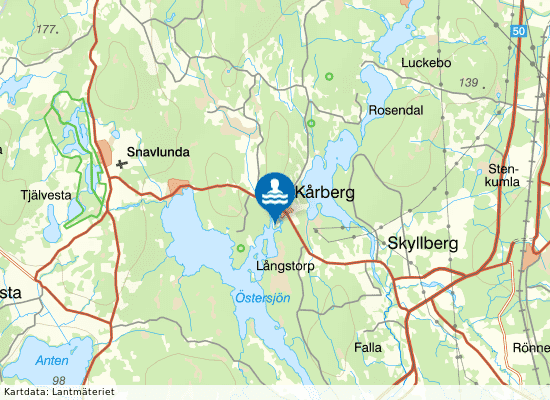 Östersjön på kartan