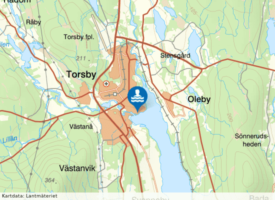 Övre Fryken Kollsberg på kartan