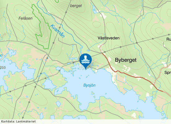 Byberget på kartan