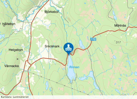 Rinnen, Smolmark på kartan