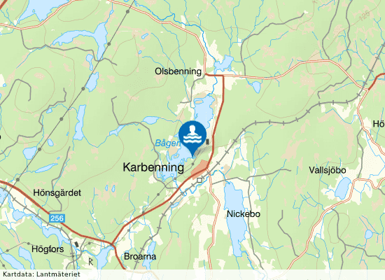 Bågen på kartan