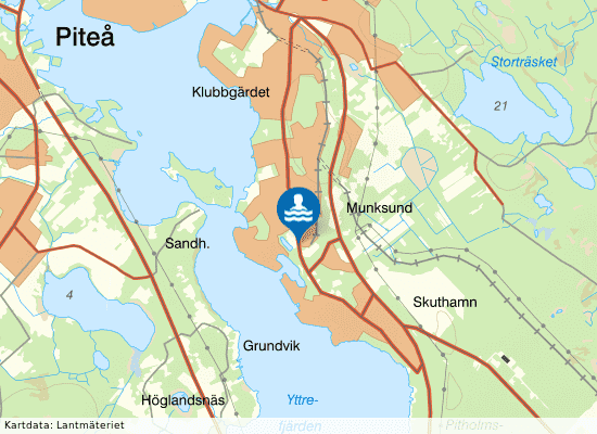 Munksunds Sim- och sporthall på kartan