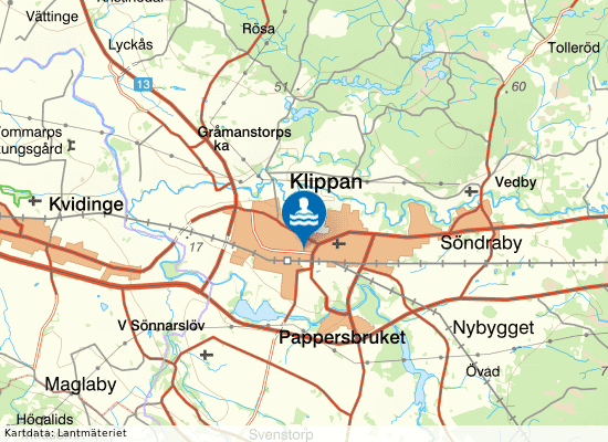 Kultur- & fritidsförvaltningen Klippans simhall & idrottshall på kartan