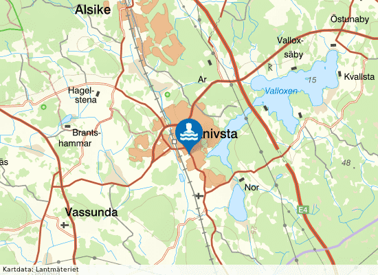 Hälsohuset på kartan