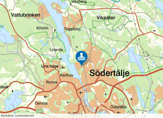 Korpen-Södertälje Motionsidrottsförbund på kartan