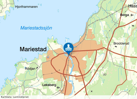 Mariestads Badhus på kartan