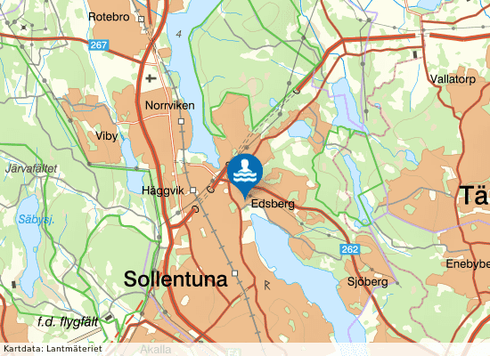Medley Sollentuna sim- och sporthall på kartan