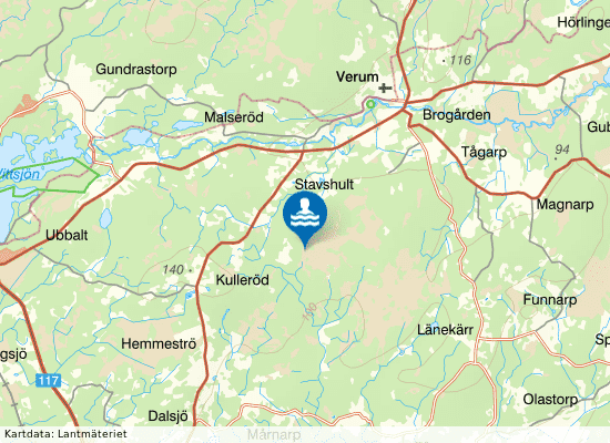 Dalsjön på kartan