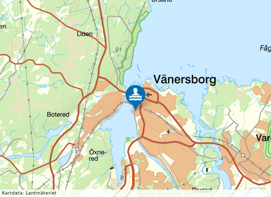 Vattenpalatset Vänerparken AB på kartan