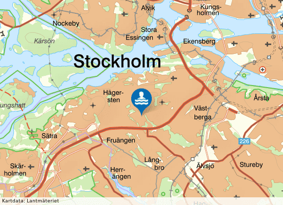 Västertorps Sim & Idrottshall på kartan