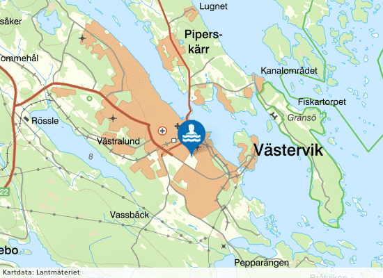 Actic Västervik Simhall på kartan