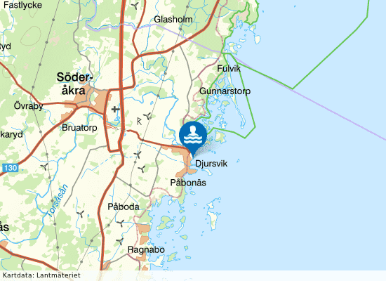 Djursvik på kartan