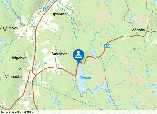 Rinnen, Smolmarks på kartan