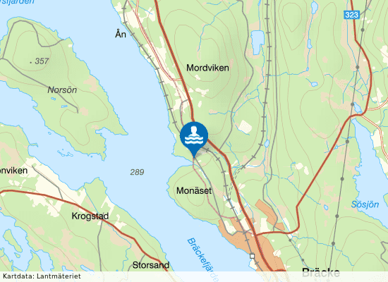 Drevviken på kartan