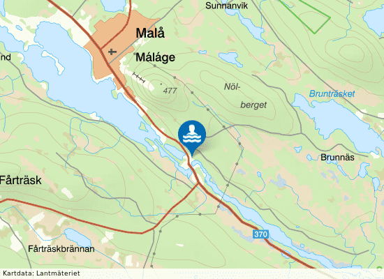 Nölviken på kartan