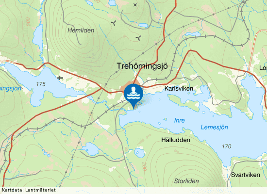 Kerstins Udde på kartan