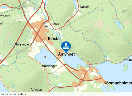 Åmynnet på kartan