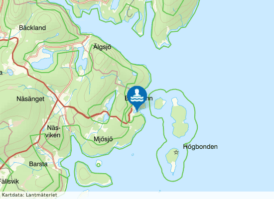 Bönhamn på kartan