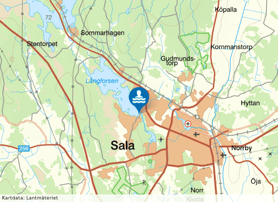 Långforsbadet - Måns Ols på kartan