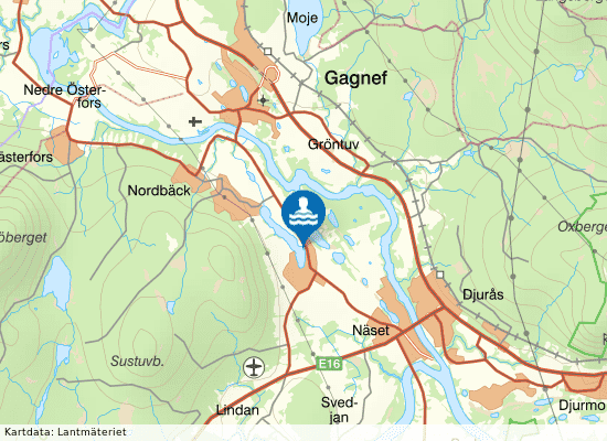 Edstjärn på kartan