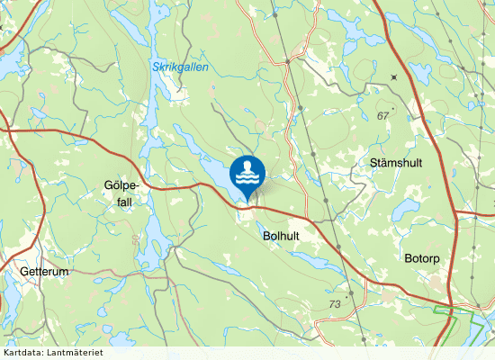 Koltorpet på kartan