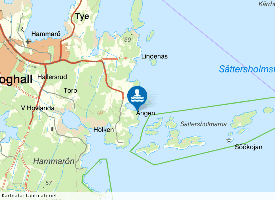 Rud - Kommunal badplats på kartan