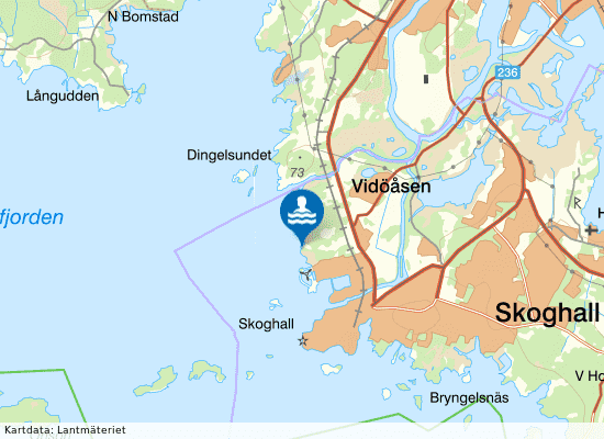 Kråkholmen på kartan