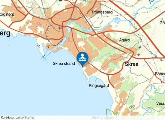 Netas på kartan